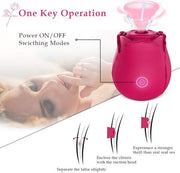 Naughty Rose Sex Toy for Women-Sucking Sex Stimulator for Women , G Spot Dildo Vibrator for Clitoral Nipple Stimulation